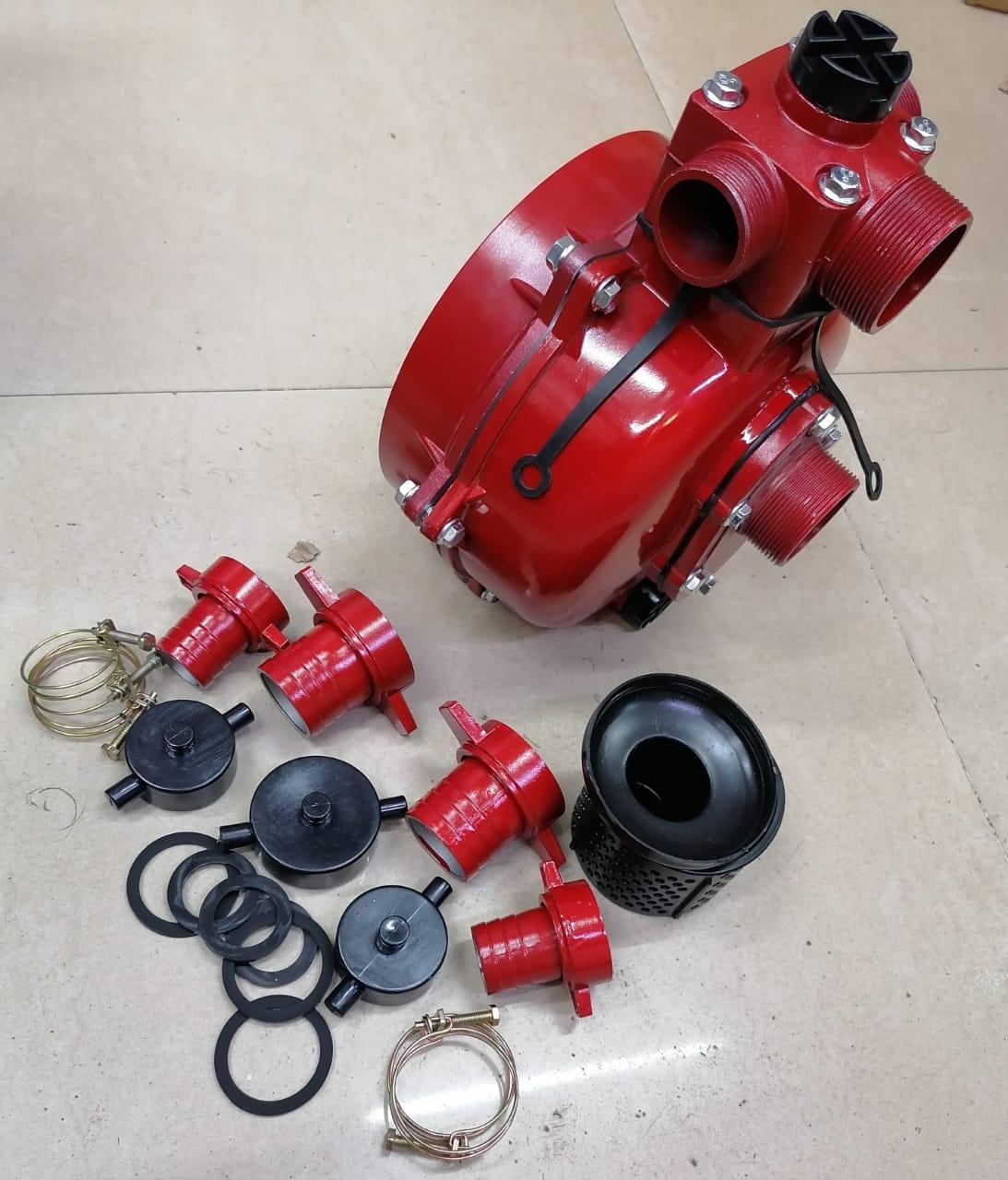 Water Pump Body with Fittings Kit, part number KMS-WP-BODY